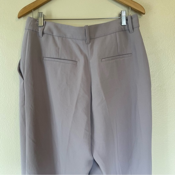 Aritzia Wilfred The Effortless Pant Cloudy Lilac Purple Crepe Trouser Pants - Picture 7 of 10